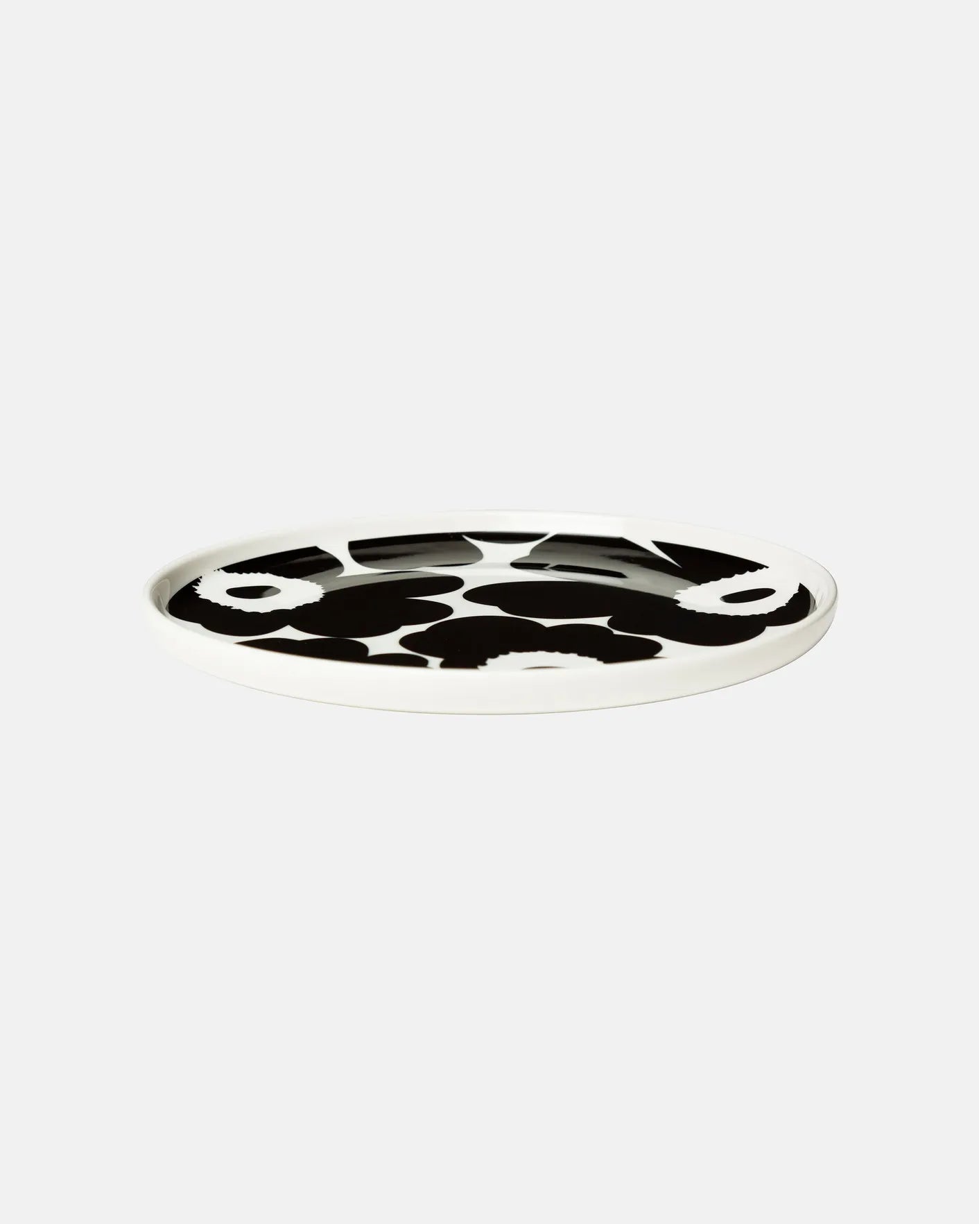 Teller Unikko Schwarz/Weiß 20cm - GUNDT HOME