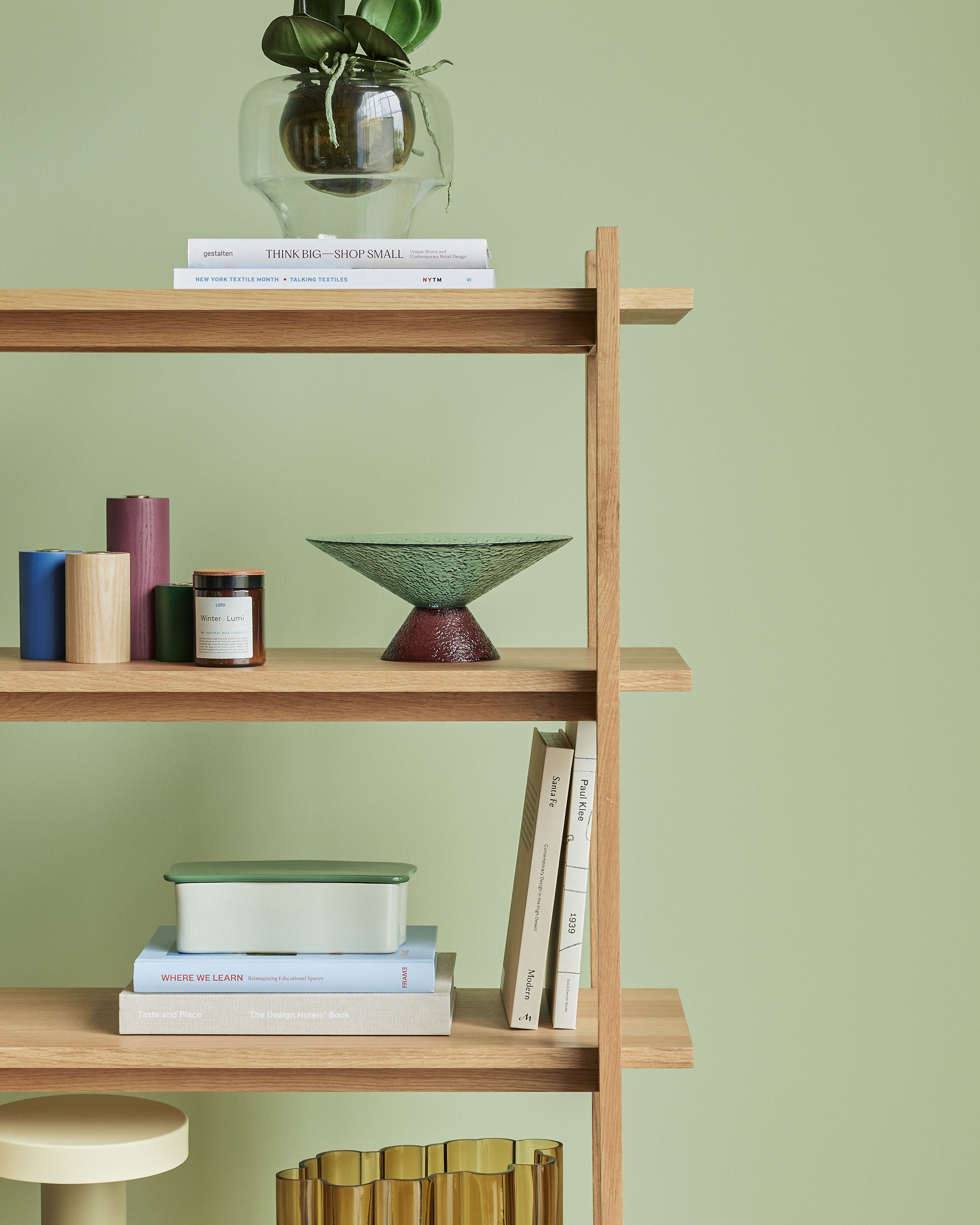 Bonbon Glas Schalen Large Grün/Braun - GUNDT HOME