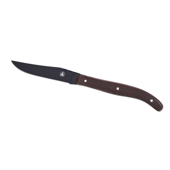 Steakmesser schwarze Klinge Wenge 6 teilig - GUNDT HOME