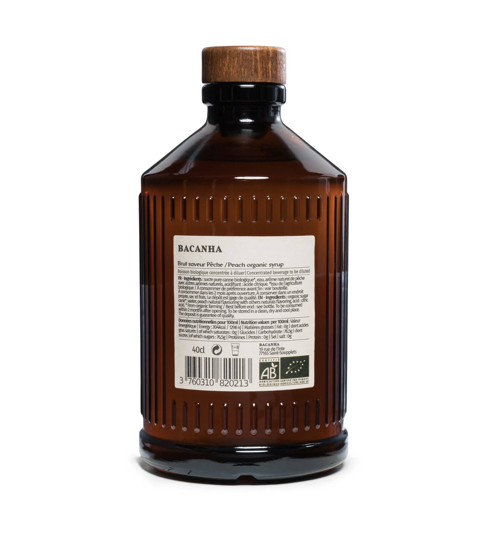 Weißer Pfirsichsirup - GUNDT HOME