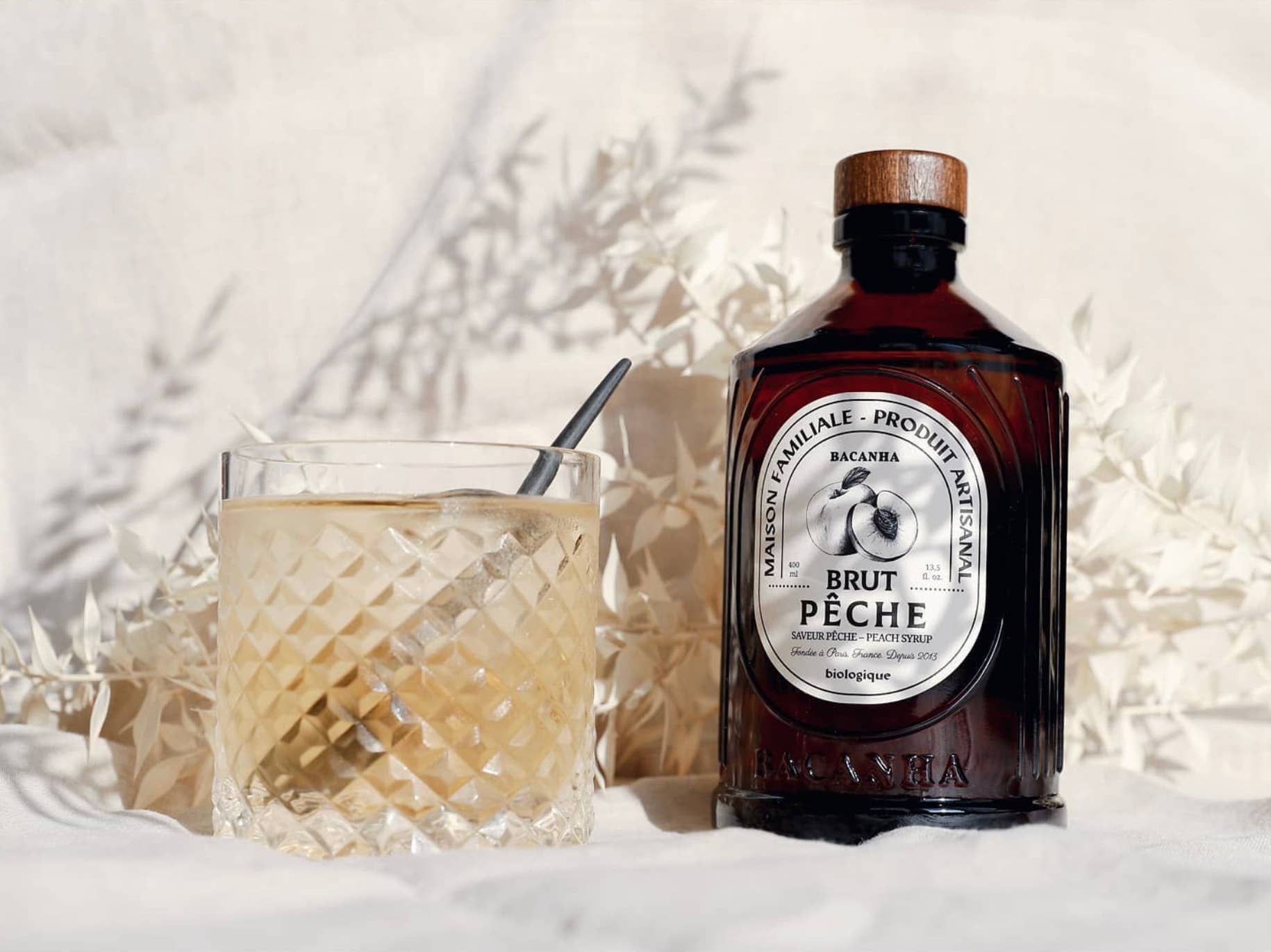 Weißer Pfirsichsirup - GUNDT HOME