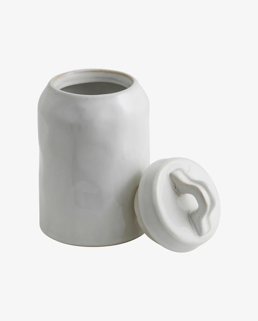 Lulo Aufbewahrungsgefäß weiss 1300 ml - GUNDT HOME