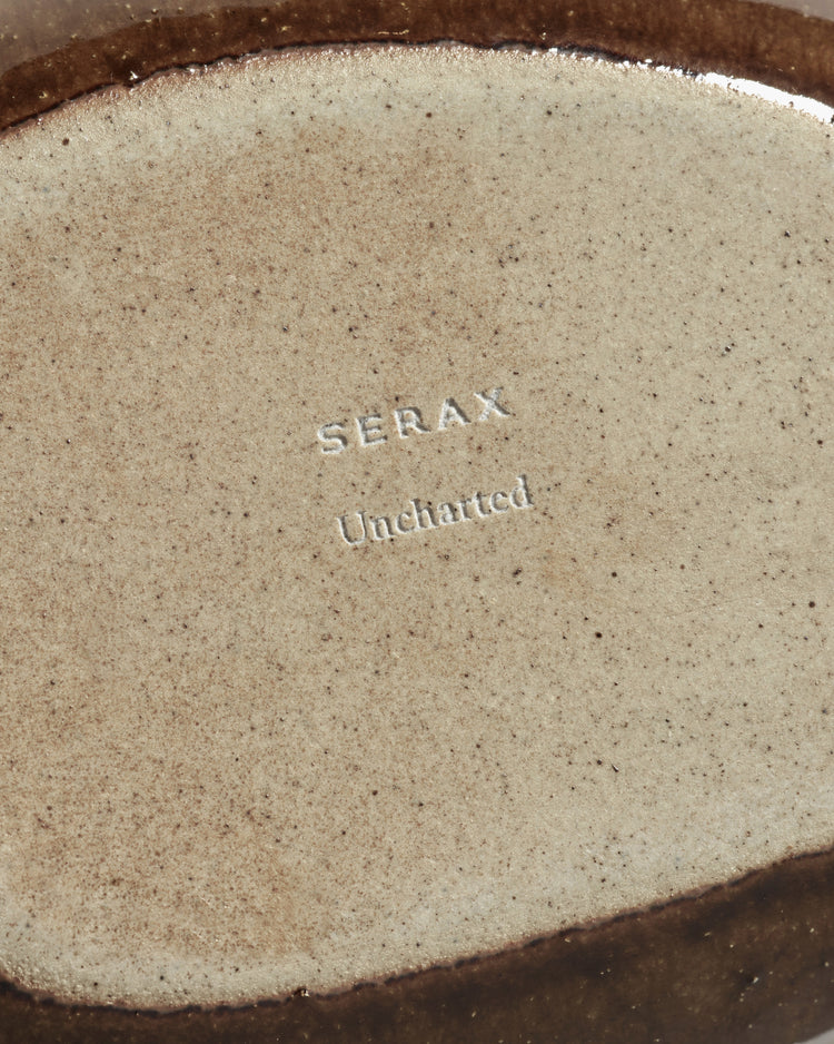 SERAX Uncharted Out of Lines Tiefer Teller S Ocher - GUNDT HOME