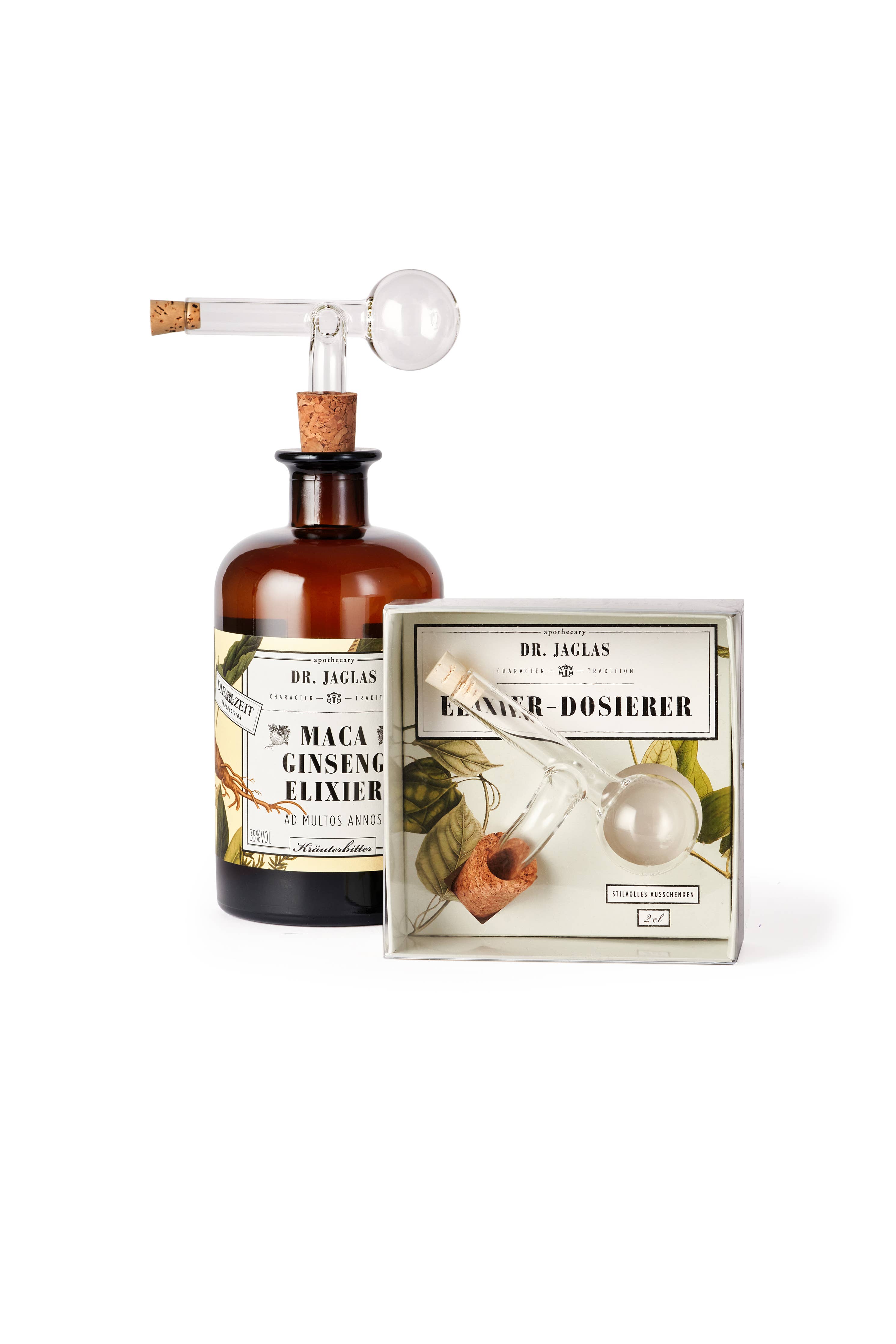 Ausgießer, + Design Geschenkkarton, 2 cl, mundgeblasen - GUNDT HOME