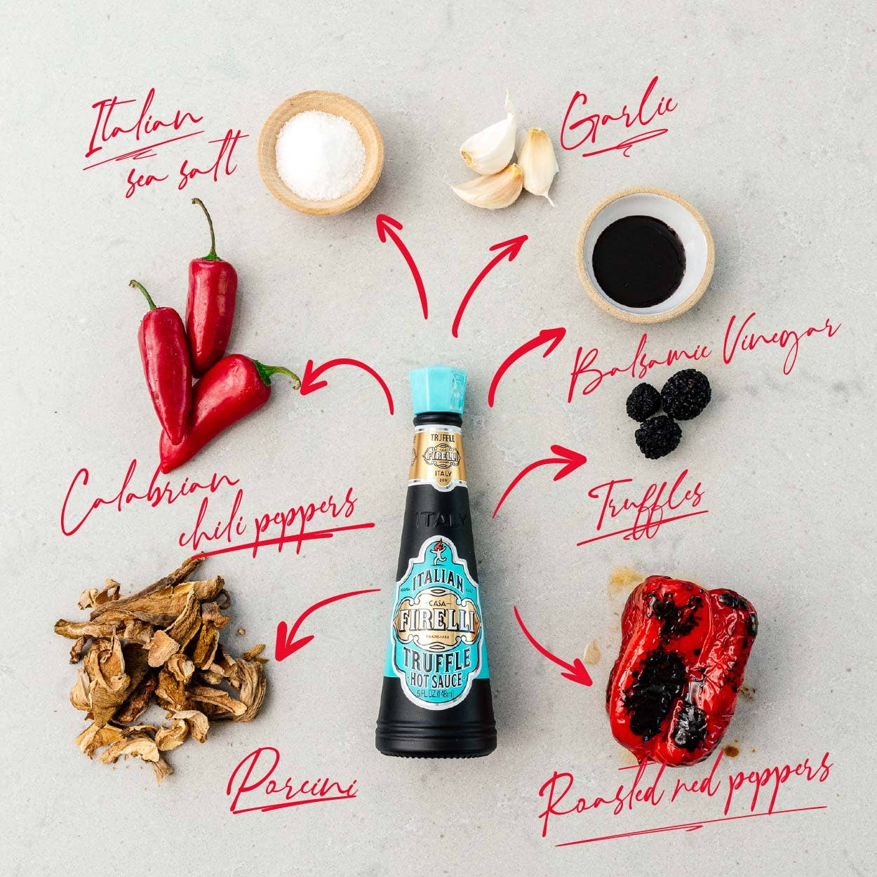 Casa Firelli Italian Truffle Hot Sauce 148ml Glasflasche - GUNDT HOME