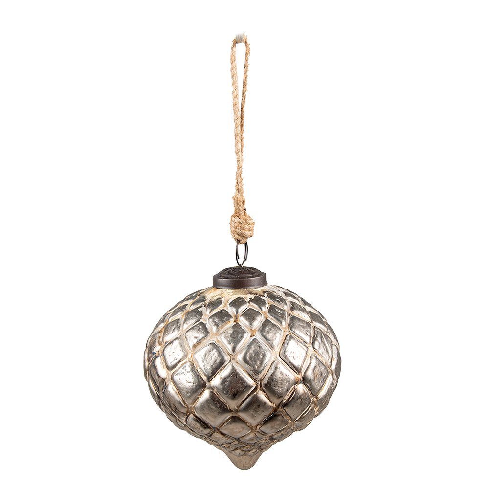Weihnachtskugel beige antik - GUNDT HOME