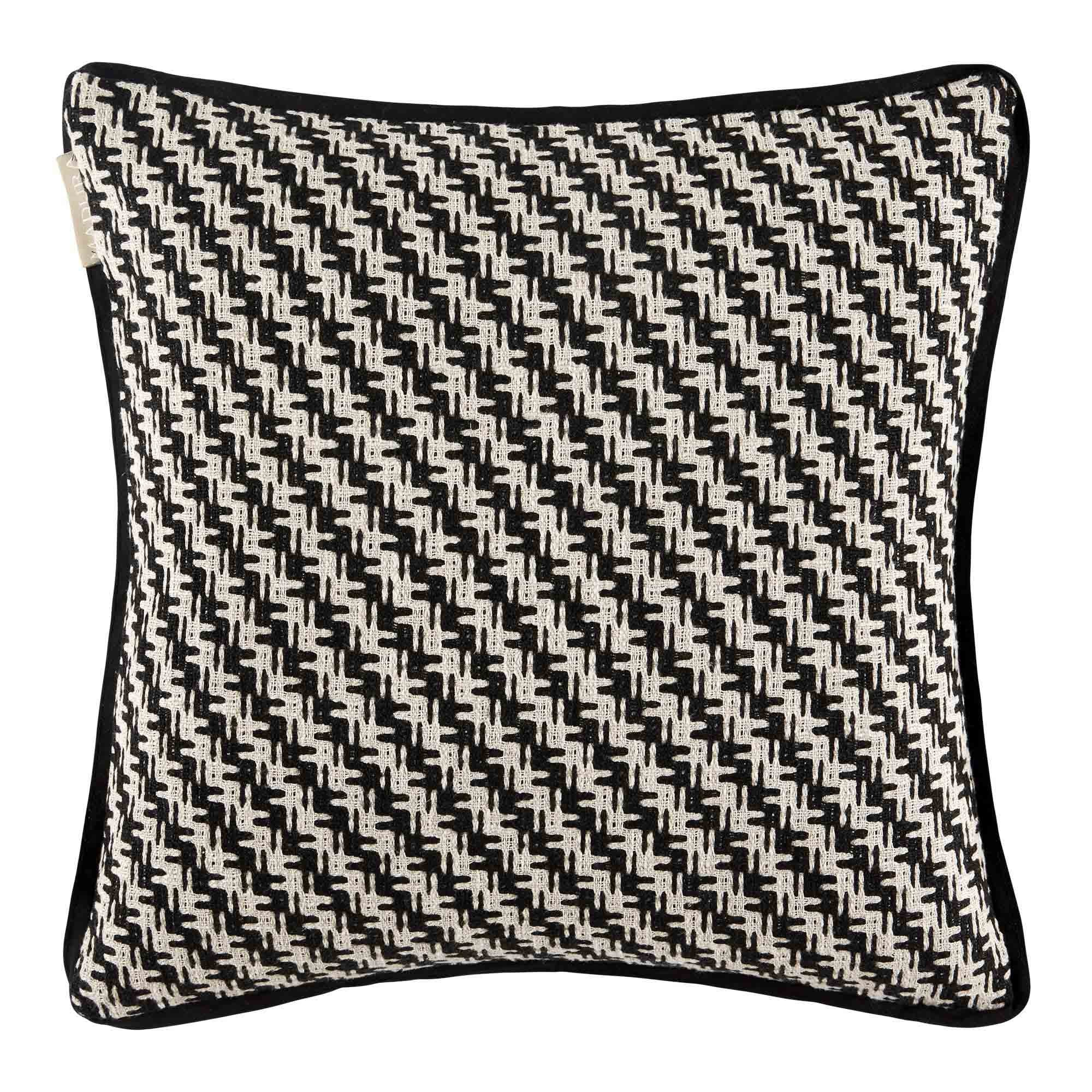 Suzanne Kissenhülle beige / schwarz - GUNDT HOME