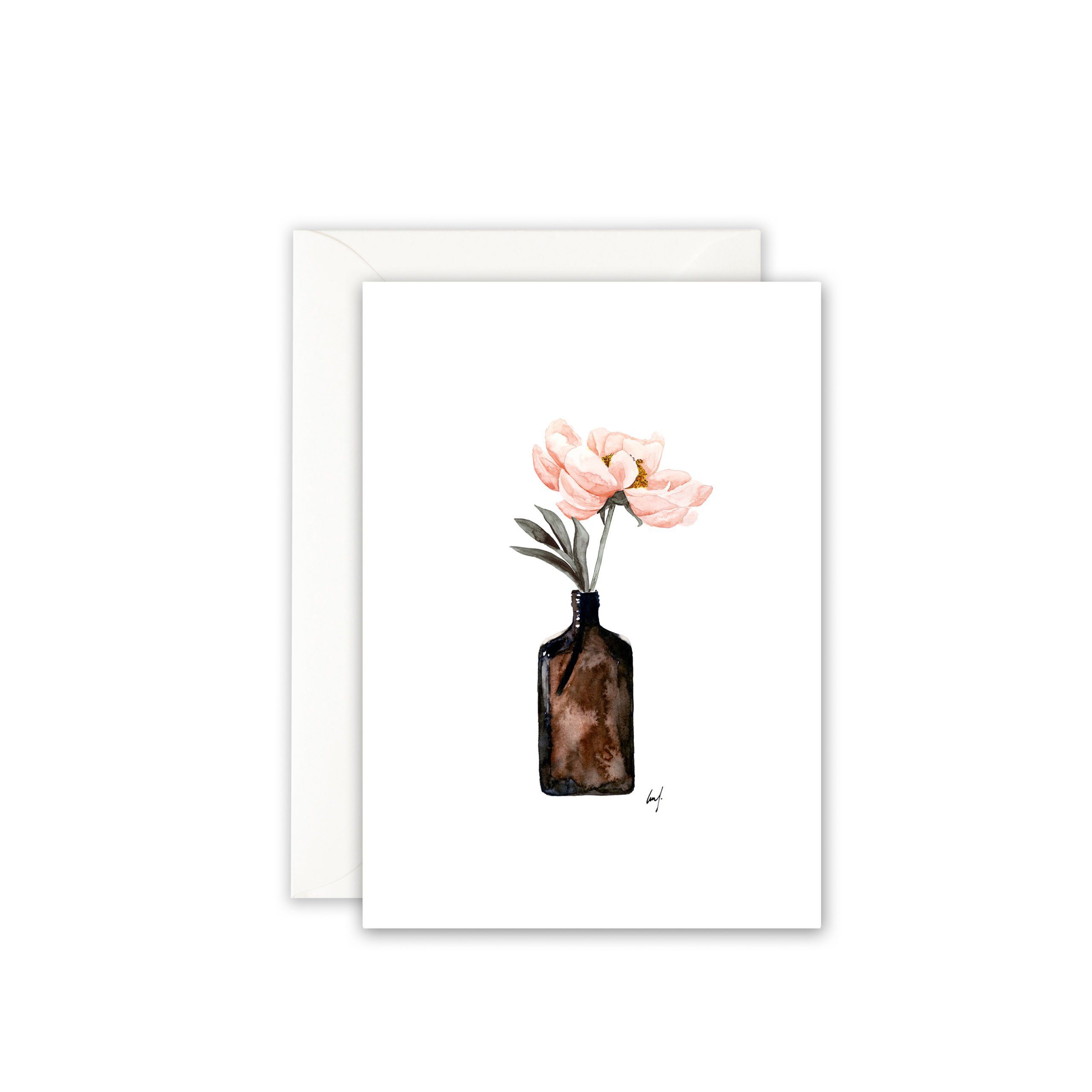 LEO LA DOUCE Grußkarte · Coral Blossom - GUNDT HOME
