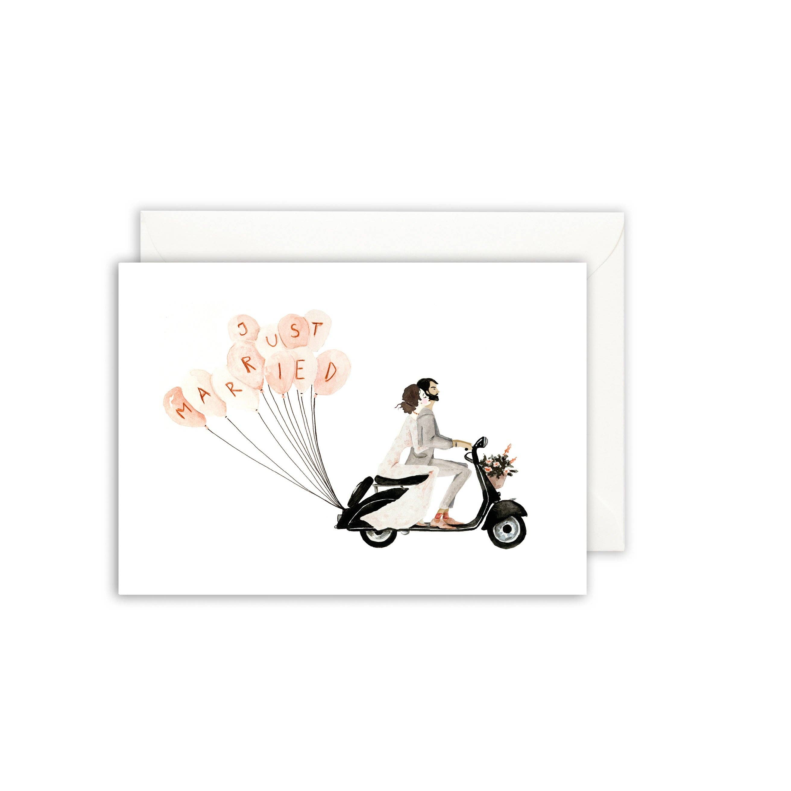 LEO LA DOUCE Hochzeitskarte · Bridal Scooter - GUNDT HOME