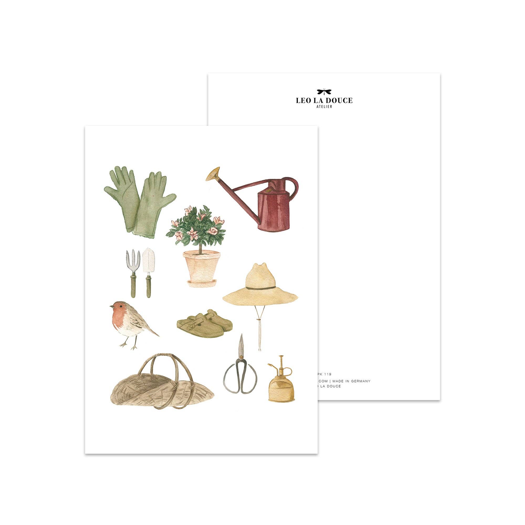Postkarte · Gartentag - GUNDT HOME