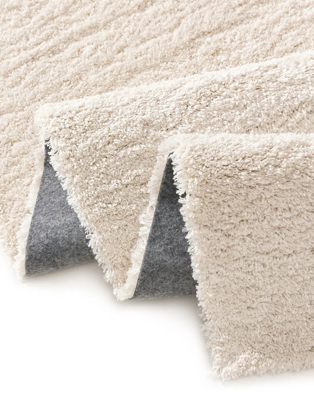 Washable Shaggy Rug Sera Cream 120x170 cm - GUNDT HOME