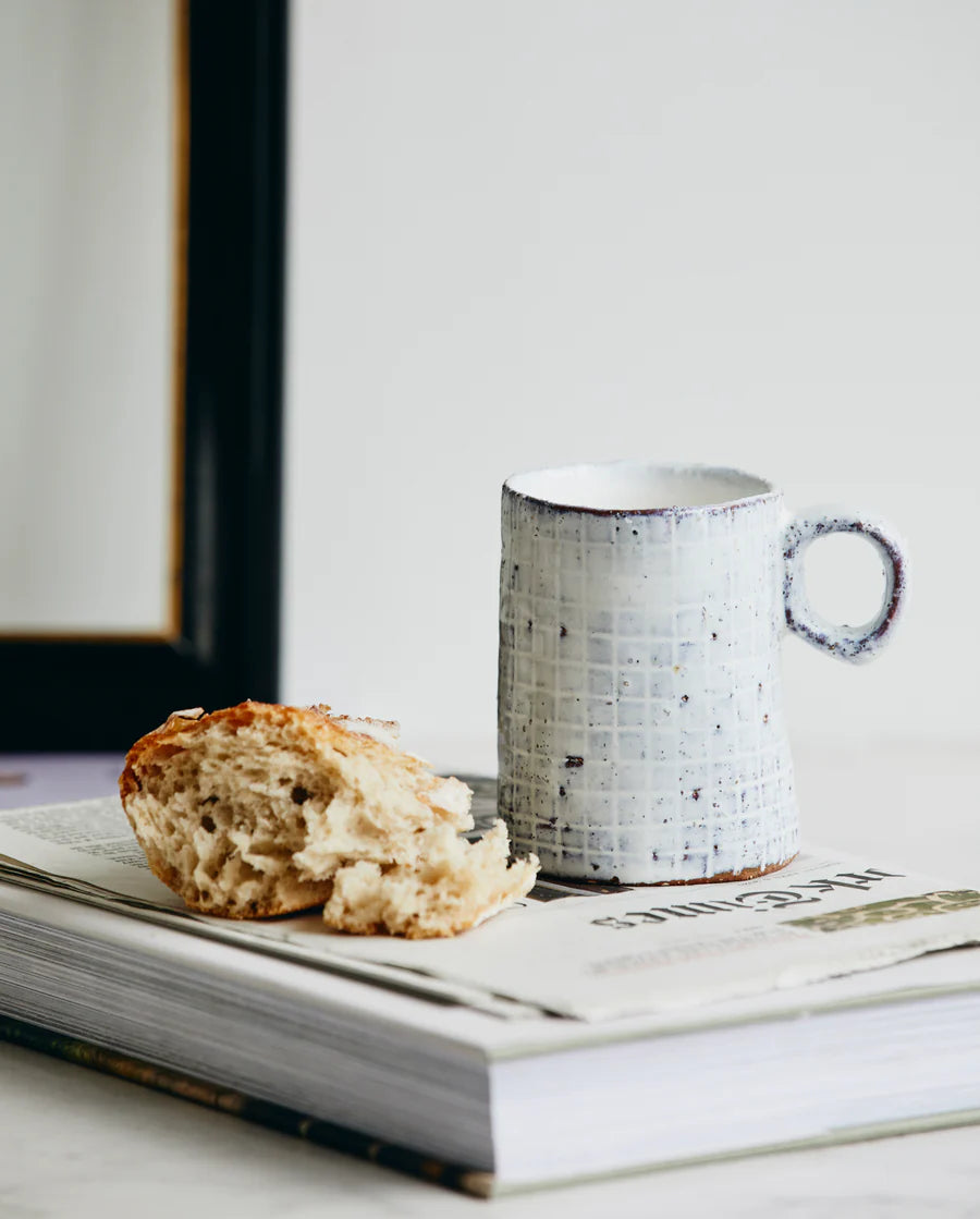 NORDAL Soisalo Tasse Karriert hellblau - GUNDT HOME