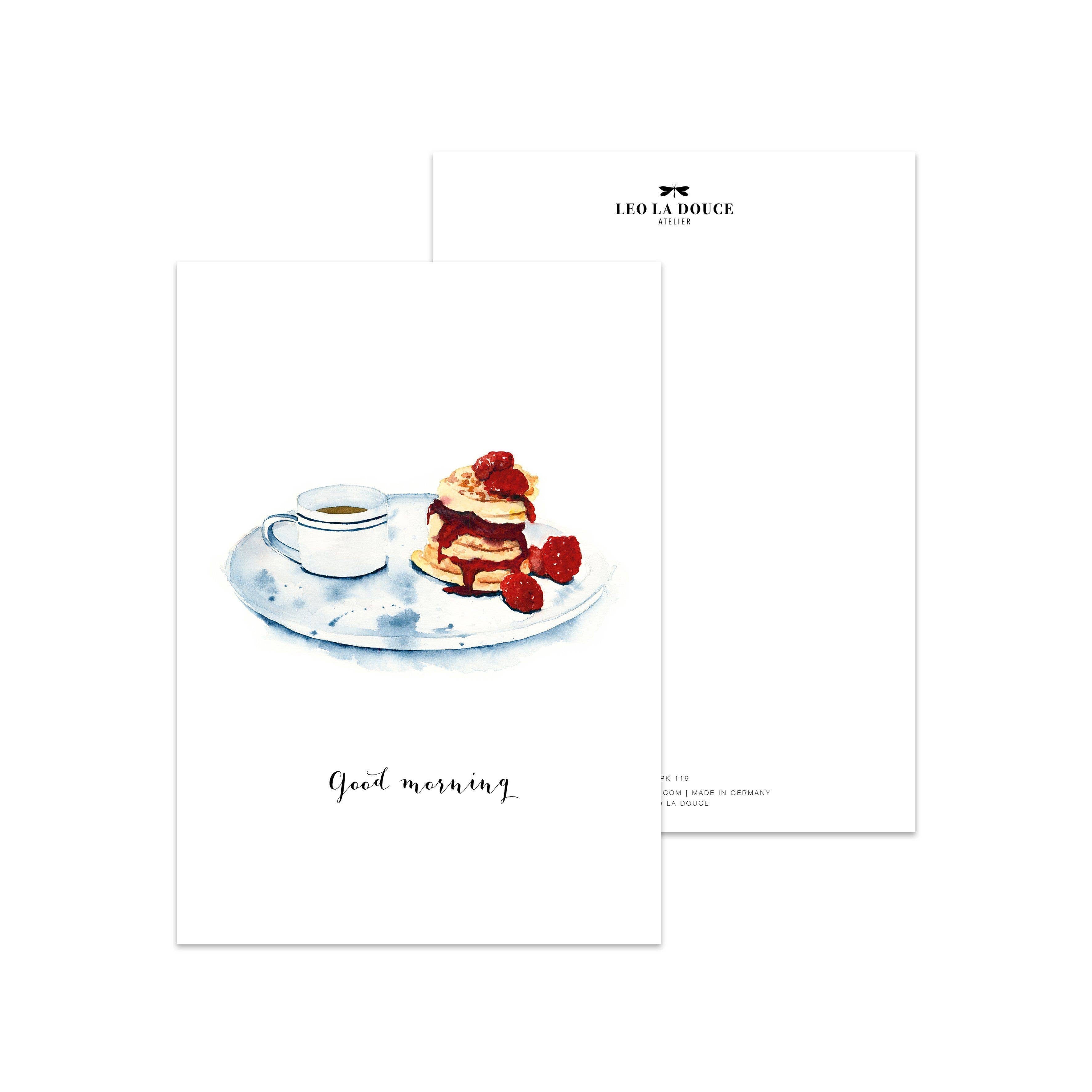 Postkarte · Good morning - GUNDT HOME