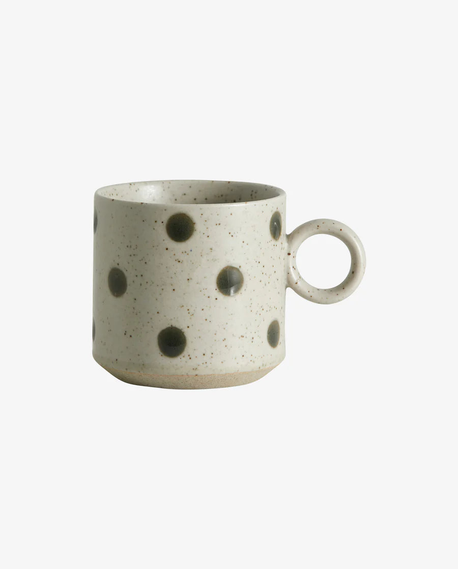 Grainy Tasse sand / grün - GUNDT HOME