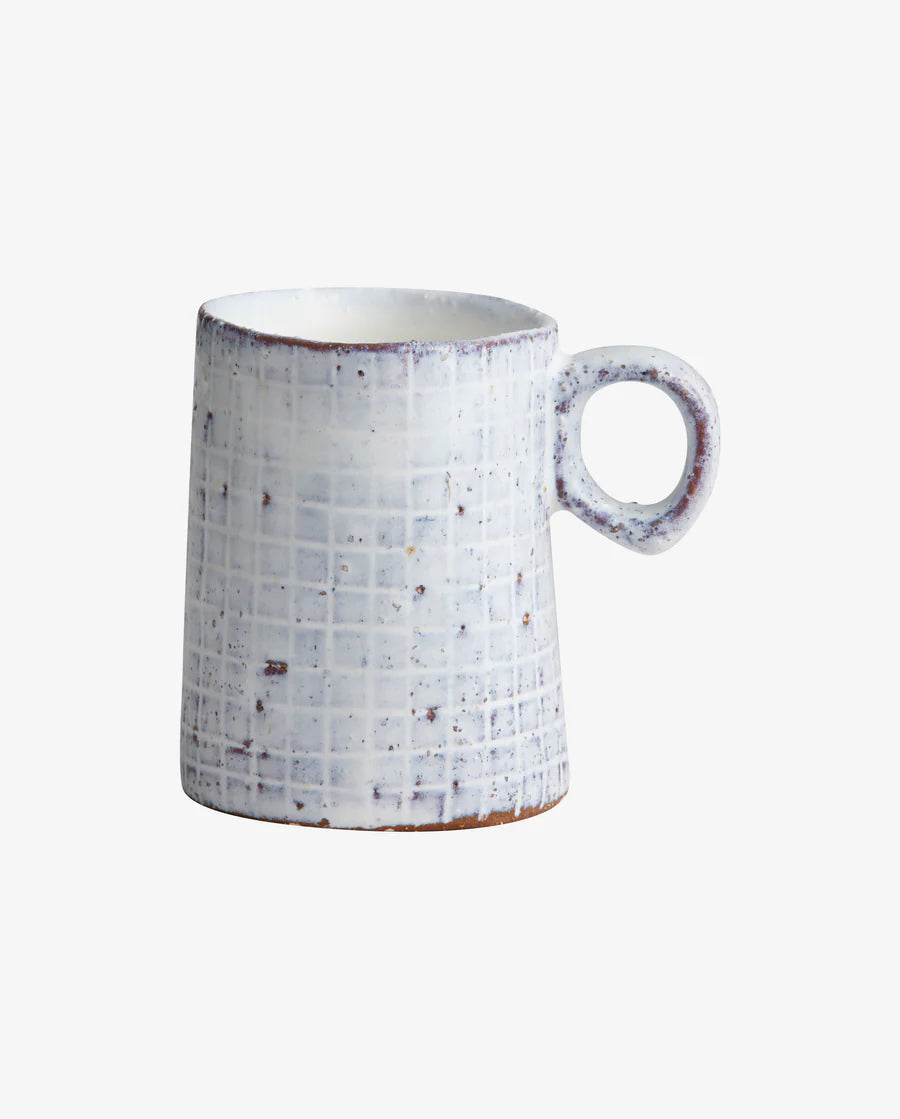 NORDAL Soisalo Tasse Karriert hellblau - GUNDT HOME