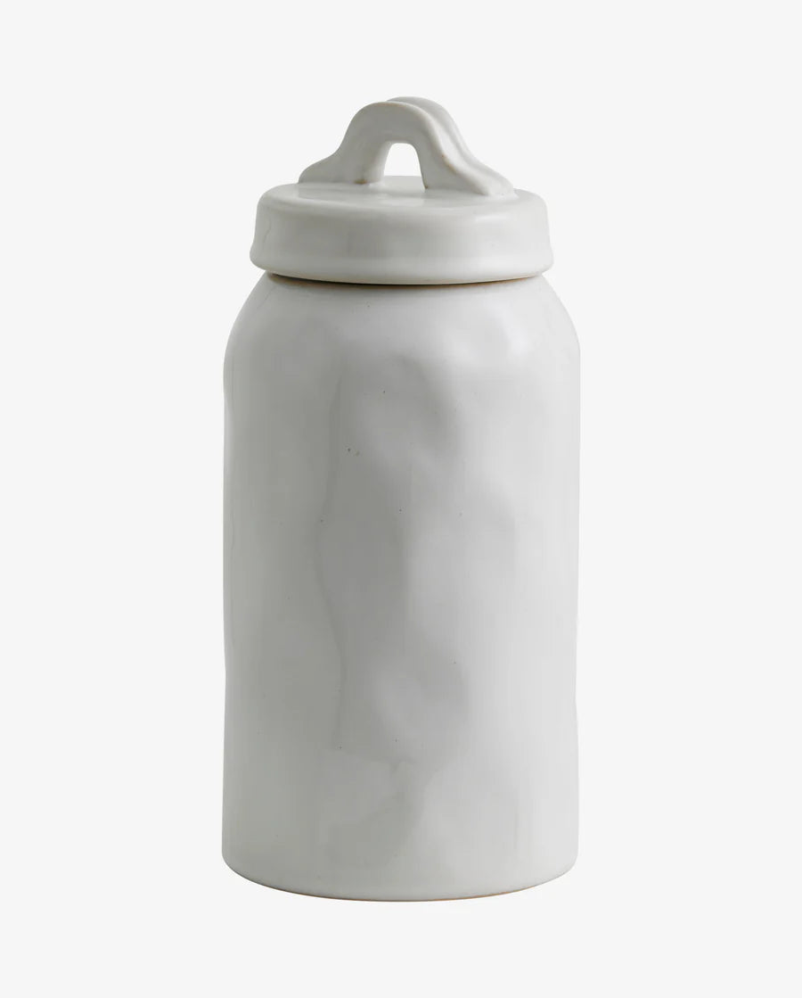 Lulo Aufbewahrungsgefäß weiss 1300 ml - GUNDT HOME