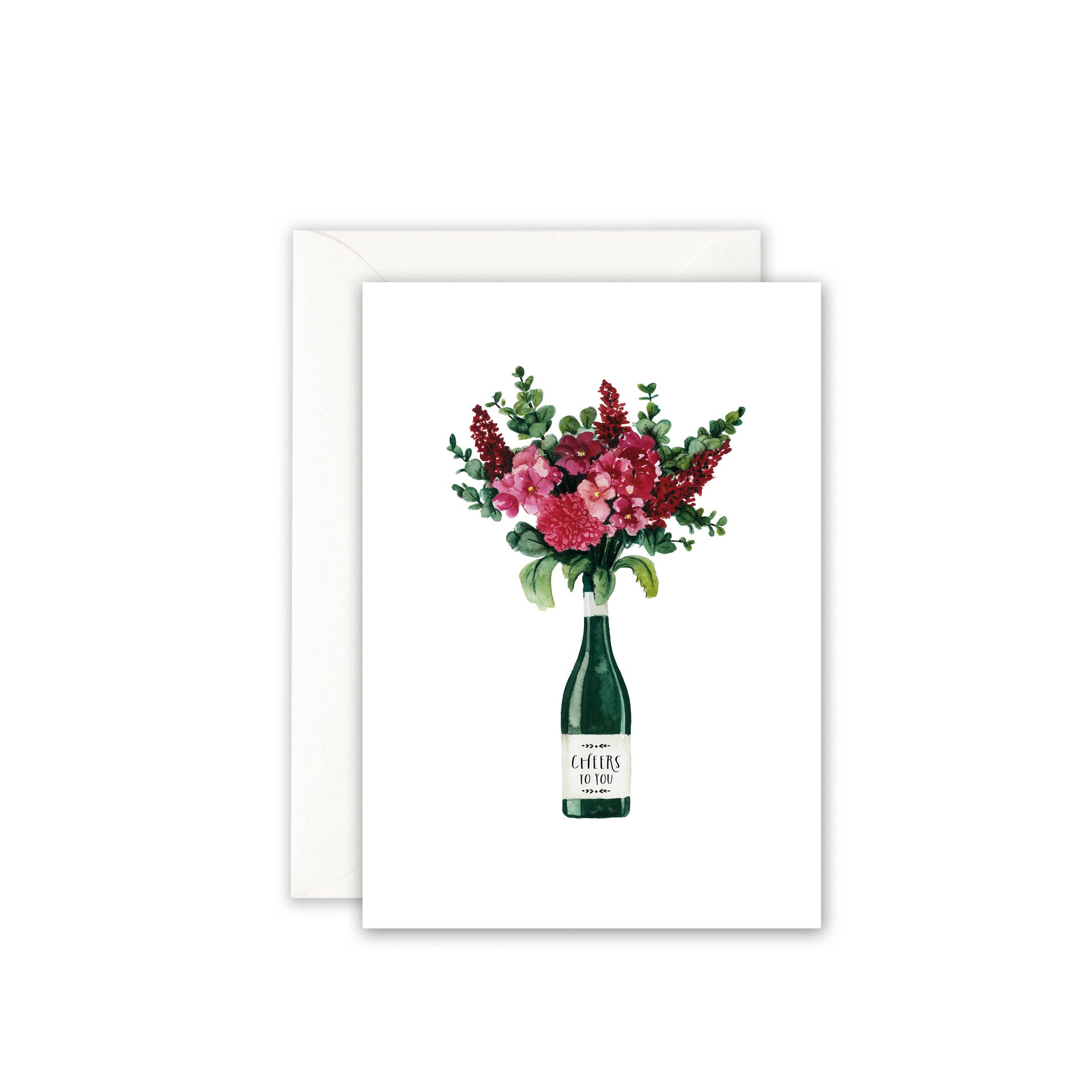 LEO LA DOUCE Grußkarte · Cheers | Wine bouquet - GUNDT HOME