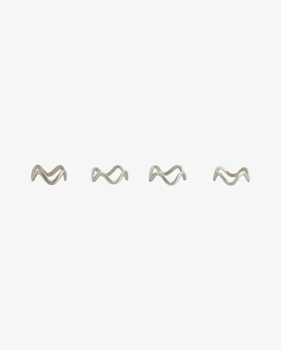 Skye Servietten Ring silber - GUNDT HOME