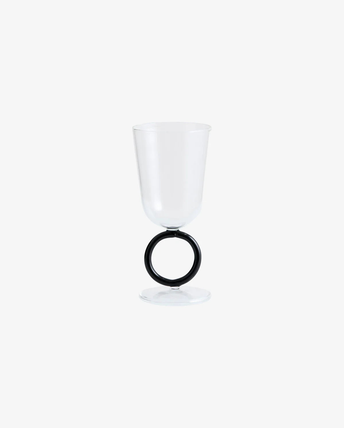 Apium Weinglas transparent/schwarz - GUNDT HOME