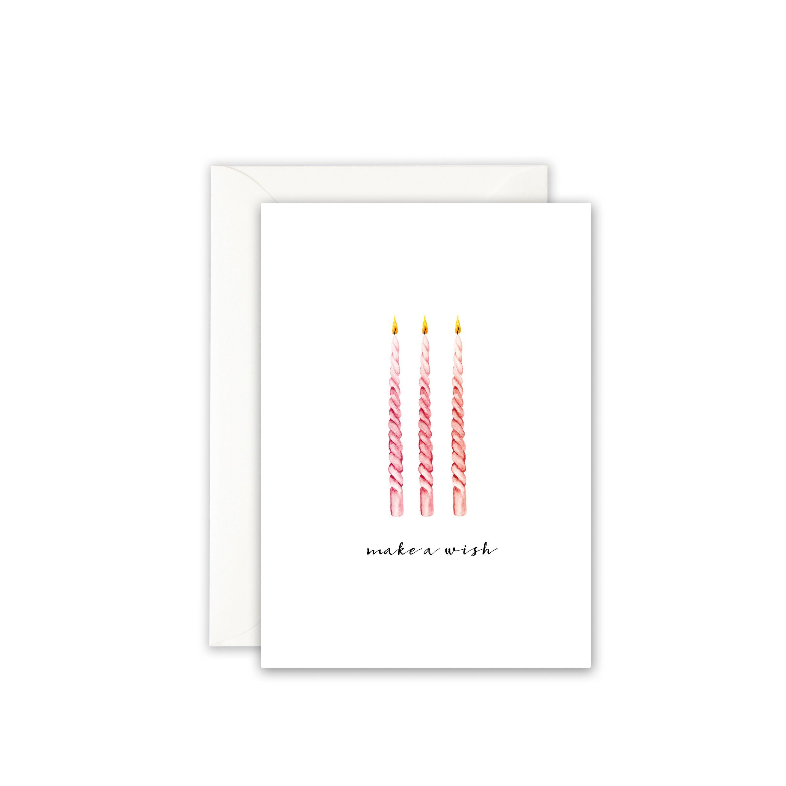 LEO LA DOUCE Geburtstagskarte · Make a wish - GUNDT HOME
