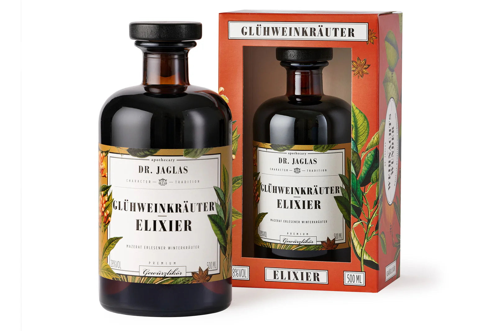 Dr. JAGLAS Glühweinkräuter Elixier 500ml. - GUNDT HOME