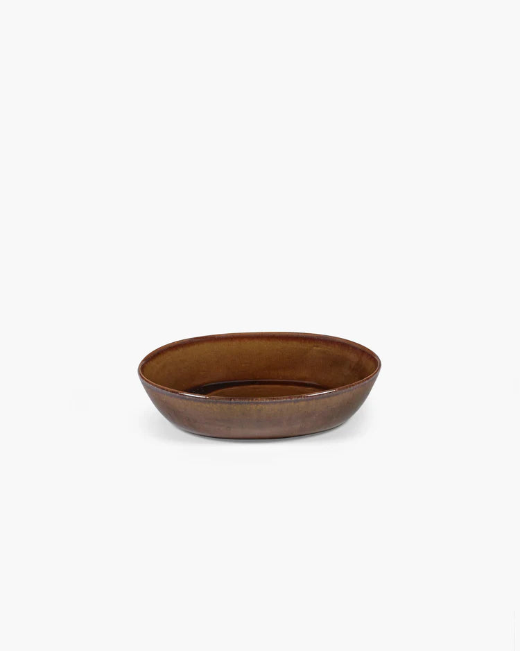 SERAX Uncharted Out of Lines Tiefer Teller S Ocher - GUNDT HOME