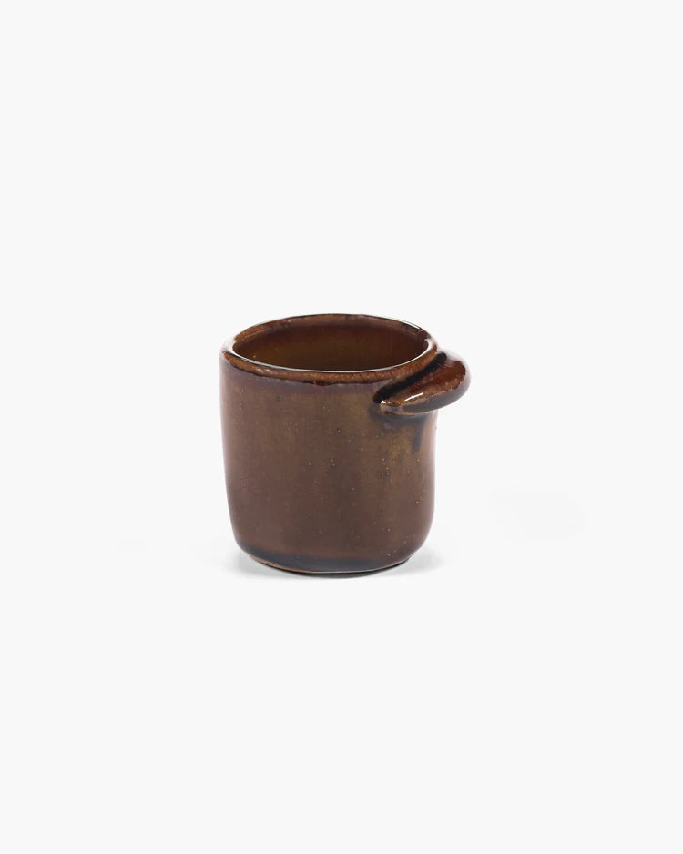 SERAX Uncharted Out of Lines Kaffeetasse ohne Henkel Ocher - GUNDT HOME