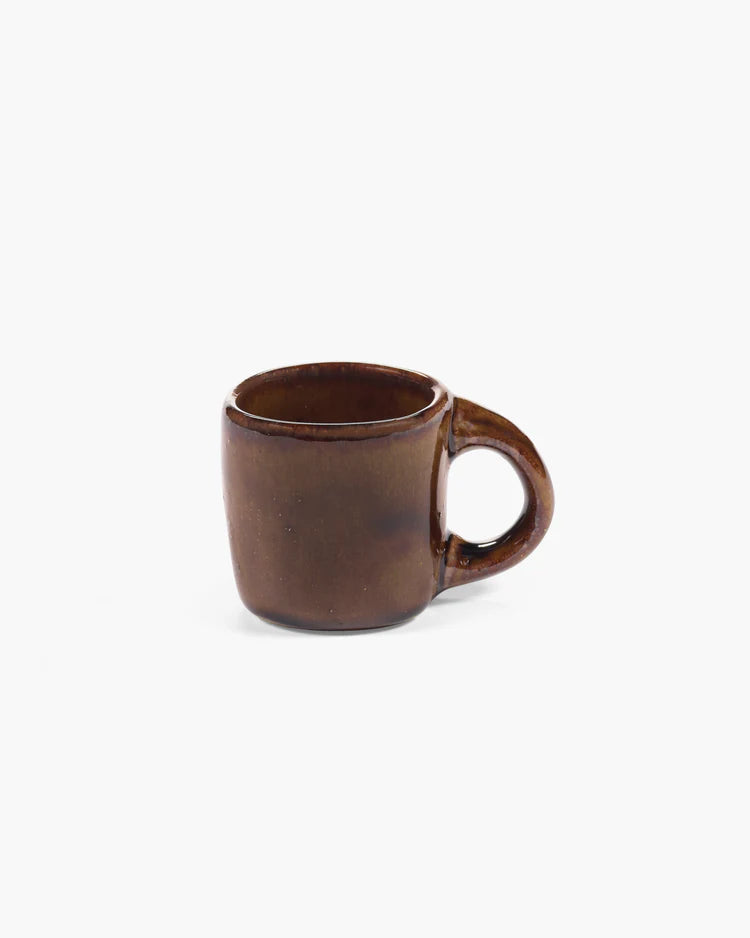 SERAX Uncharted Out of Lines Espressotasse mit Henkel Ocher - GUNDT HOME