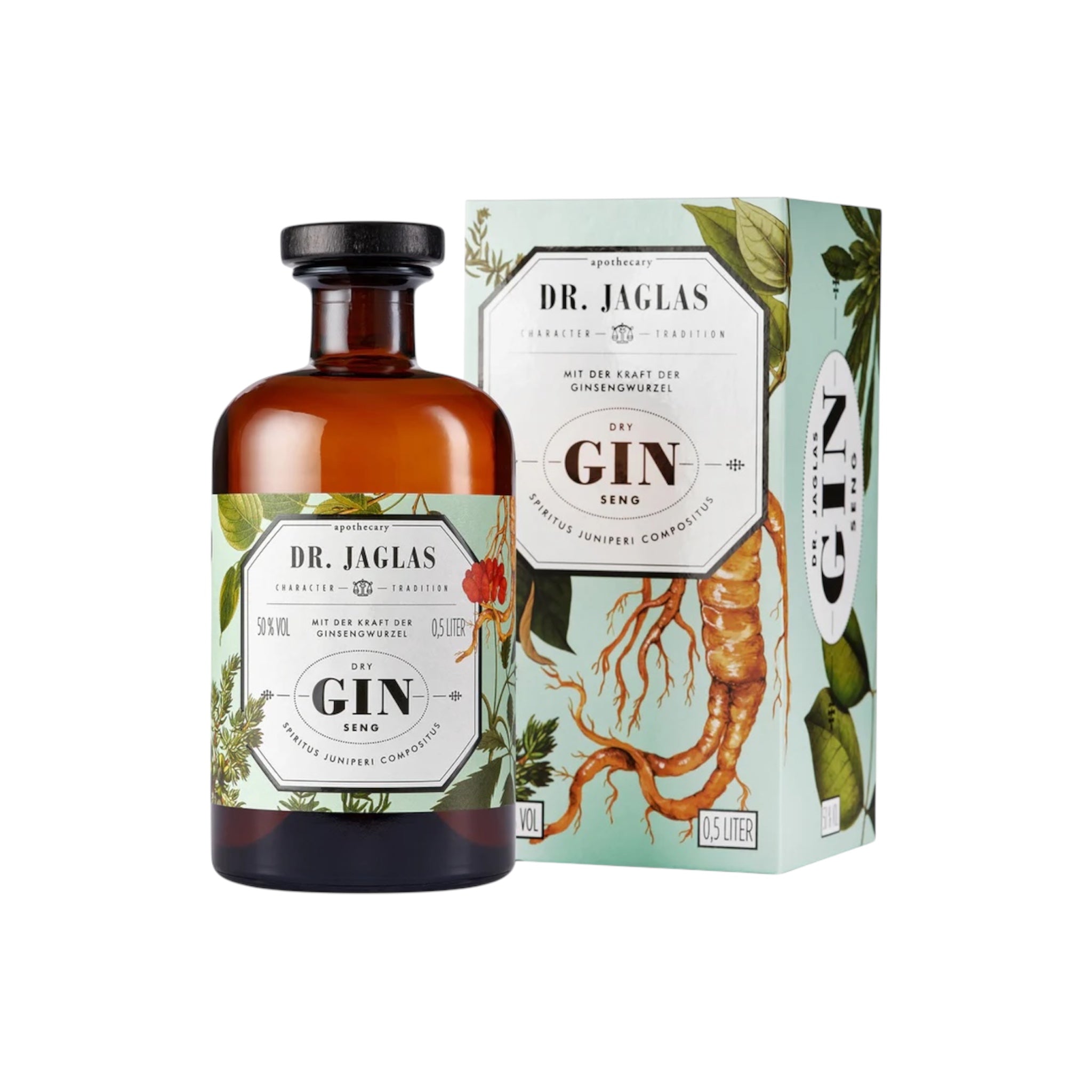 Dry GIN-seng Gin 500ml - GUNDT HOME