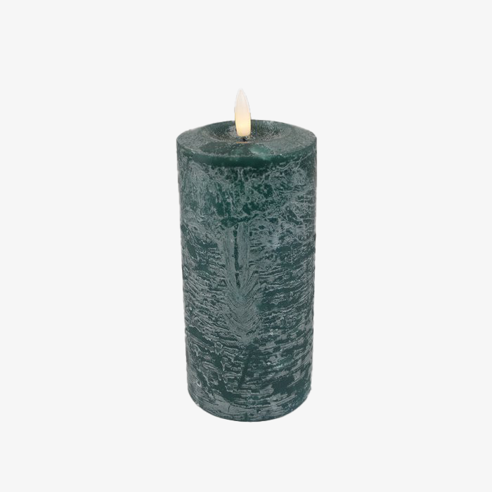 DEKO FLORALE LED Candle Light Petrol 16 - GUNDT HOME