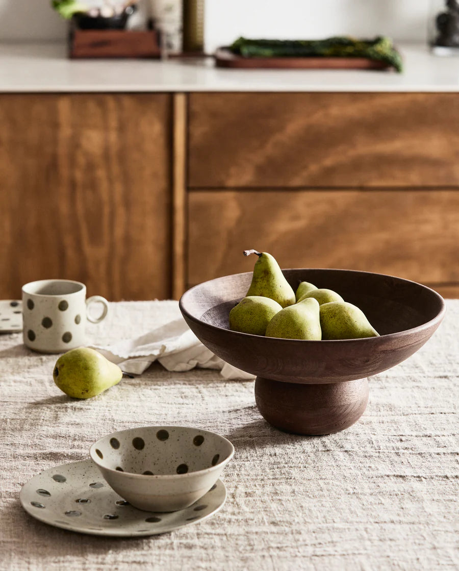 Grainy Tasse sand / grün - GUNDT HOME