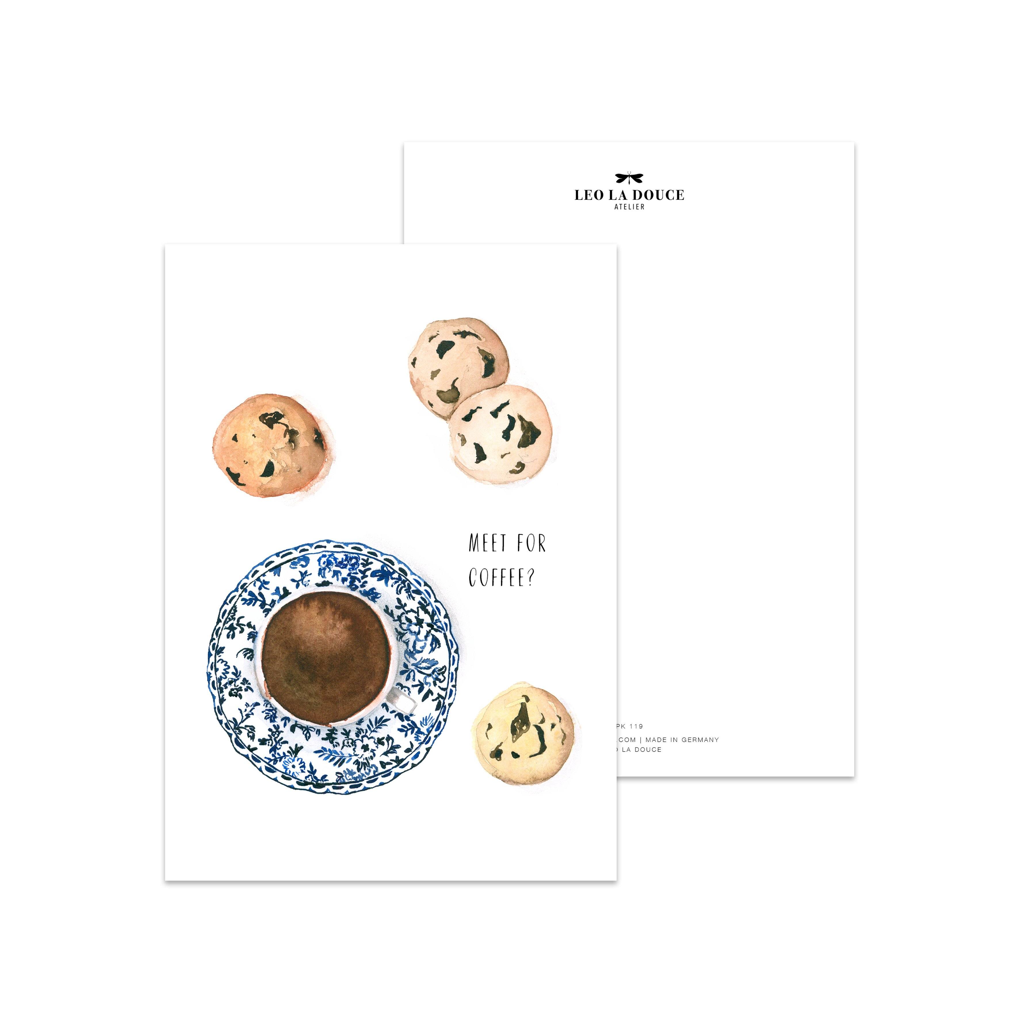 Postkarte · Meet for coffee - GUNDT HOME