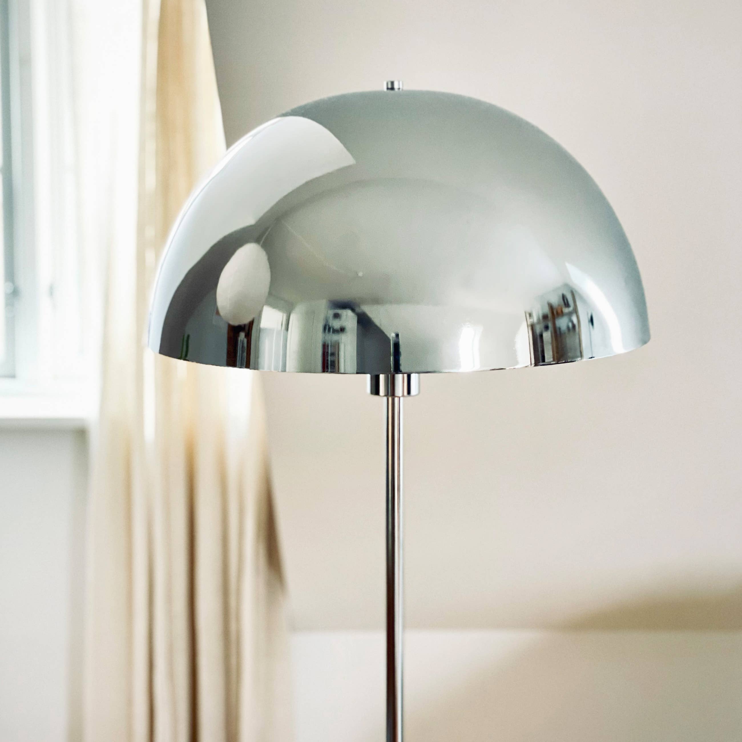 Stockholm Chrom-/Marmor-Stehlampe