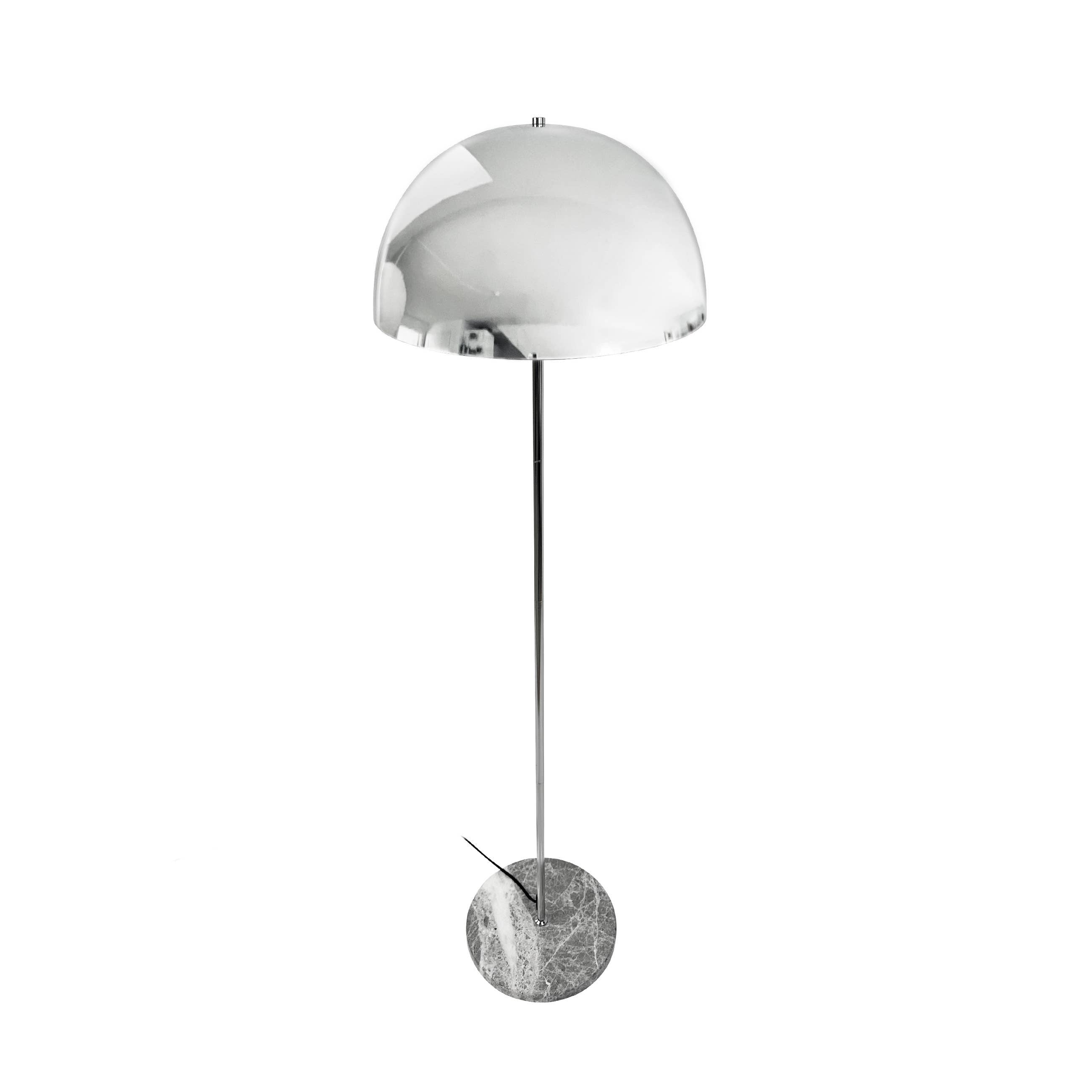 Stockholm Chrom-/Marmor-Stehlampe
