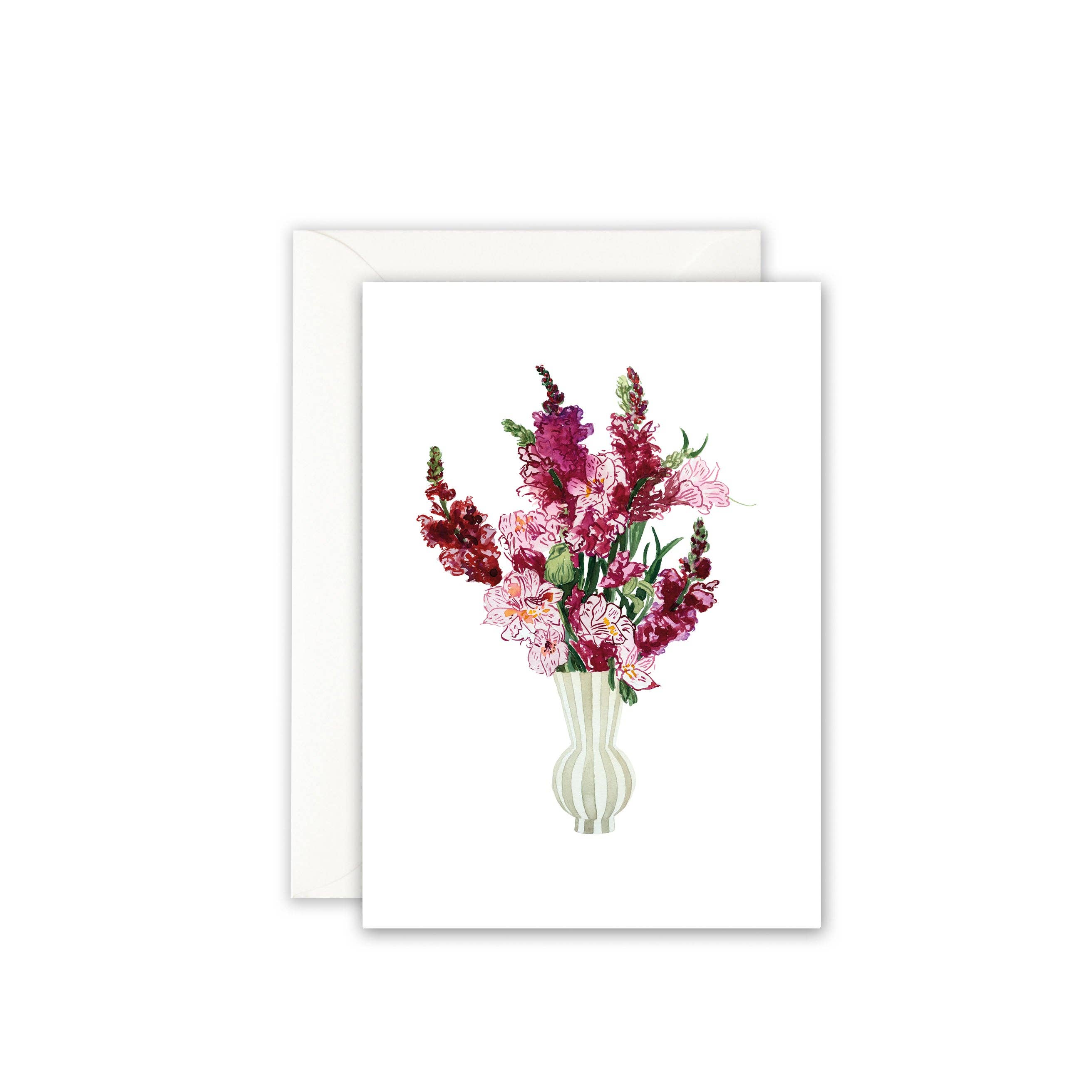 LEO LA DOUCE Grußkarte · Pink flower bouquet - GUNDT HOME