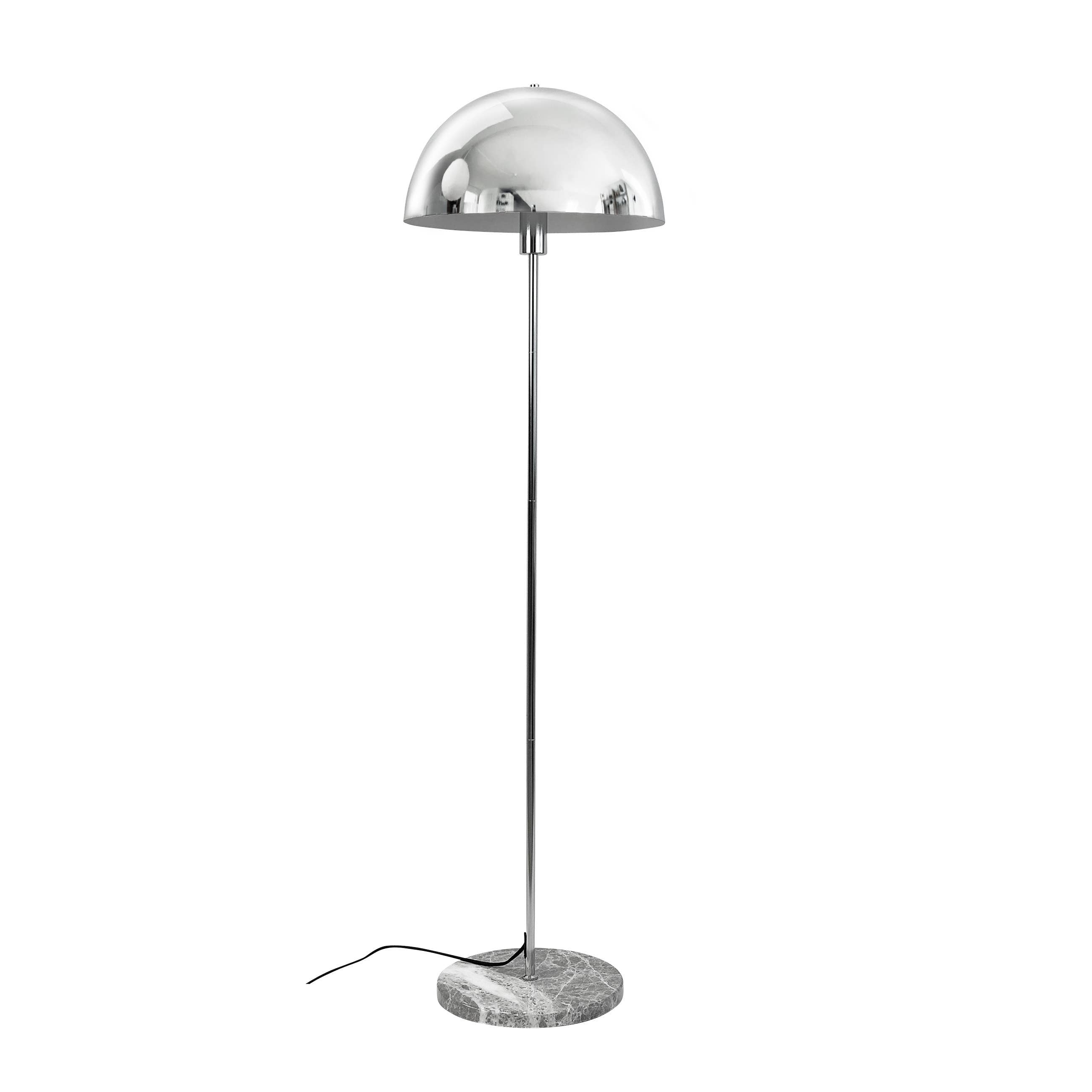 Stockholm Chrom-/Marmor-Stehlampe