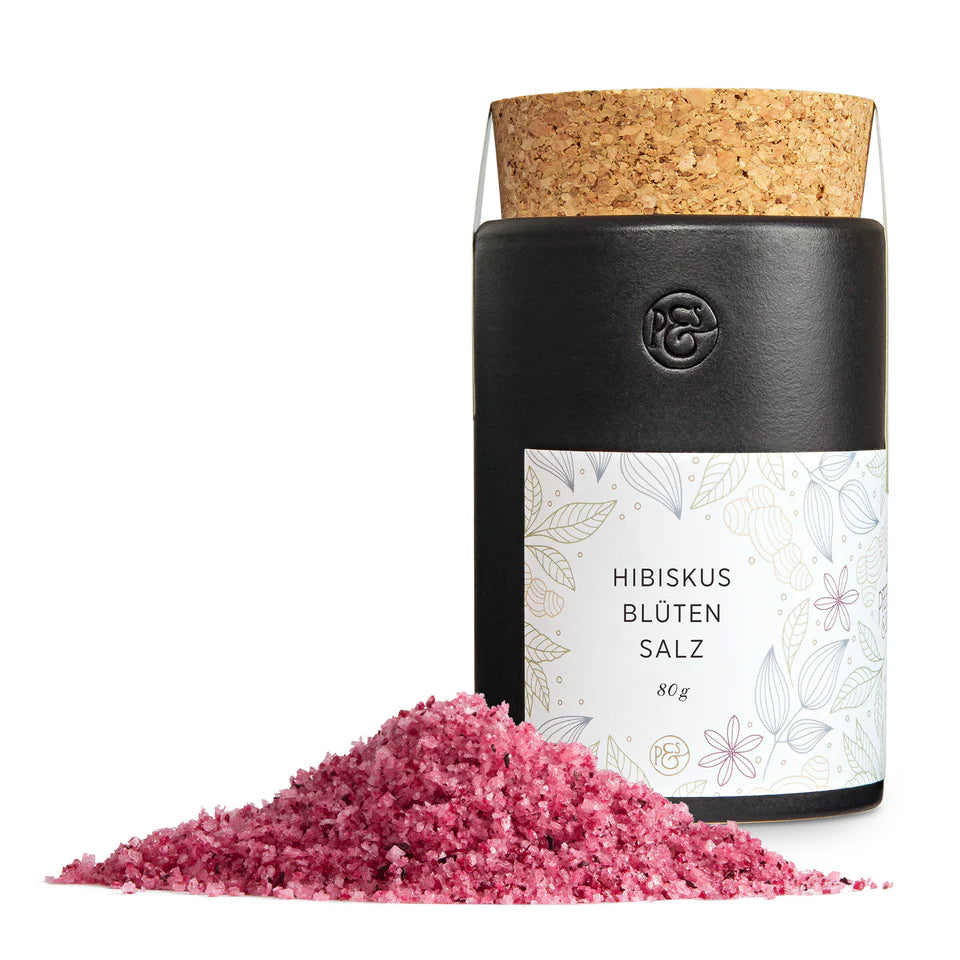 Hibiskusblütensalz Keramikdose - GUNDT HOME