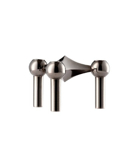 STOFF Nagel Kerzenhalter Black Chrom - GUNDT HOME
