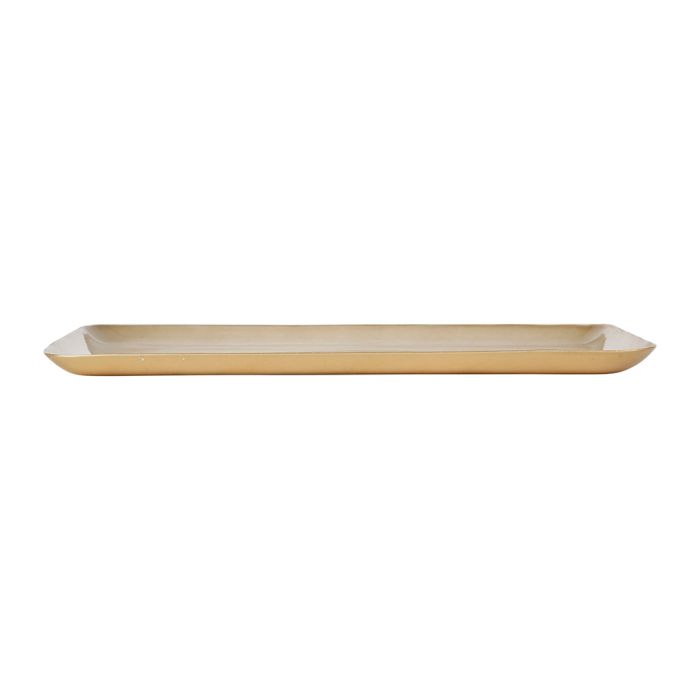 Dekoschale Bordemer Taupe/Gold - GUNDT HOME